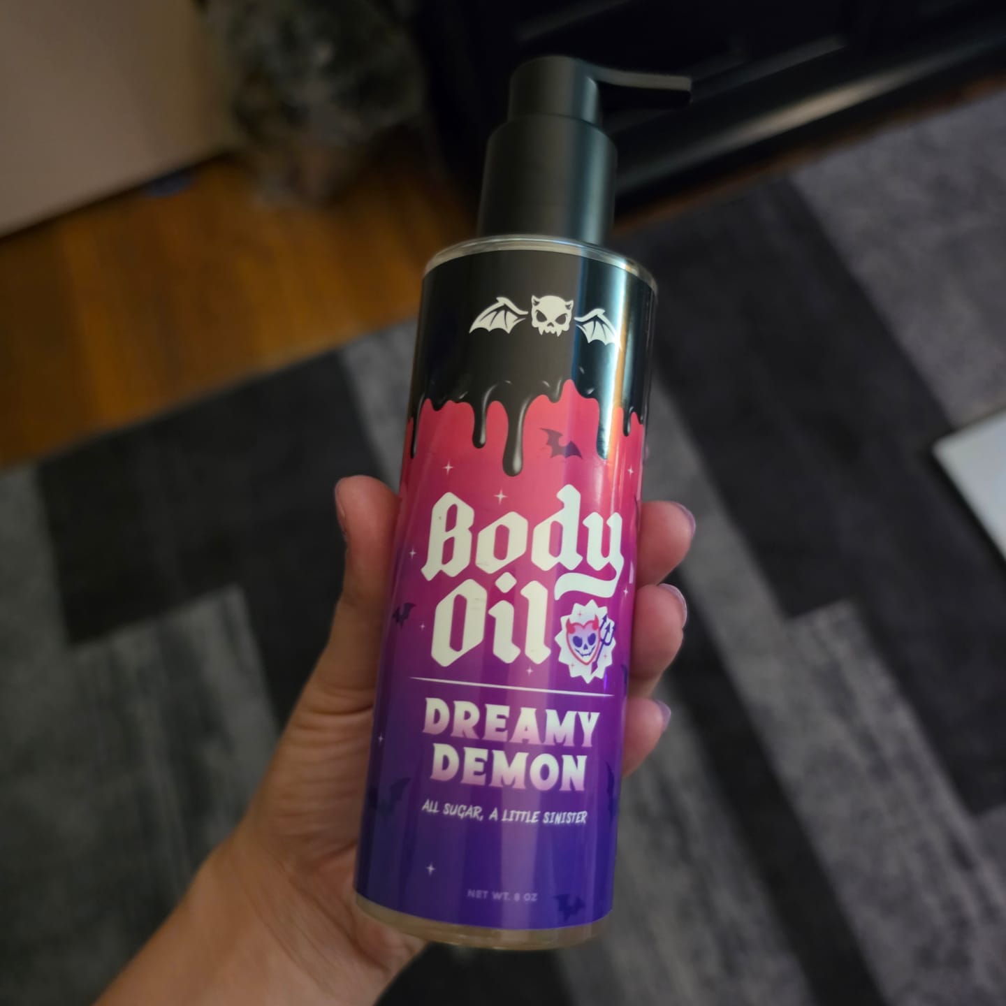 Customer photo review of Dreamy Demon Body Oil