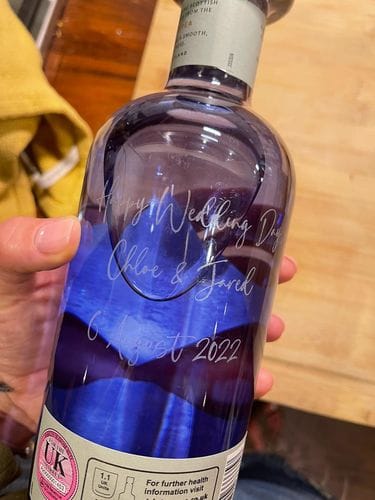 Customer photo review of Personalised Gin