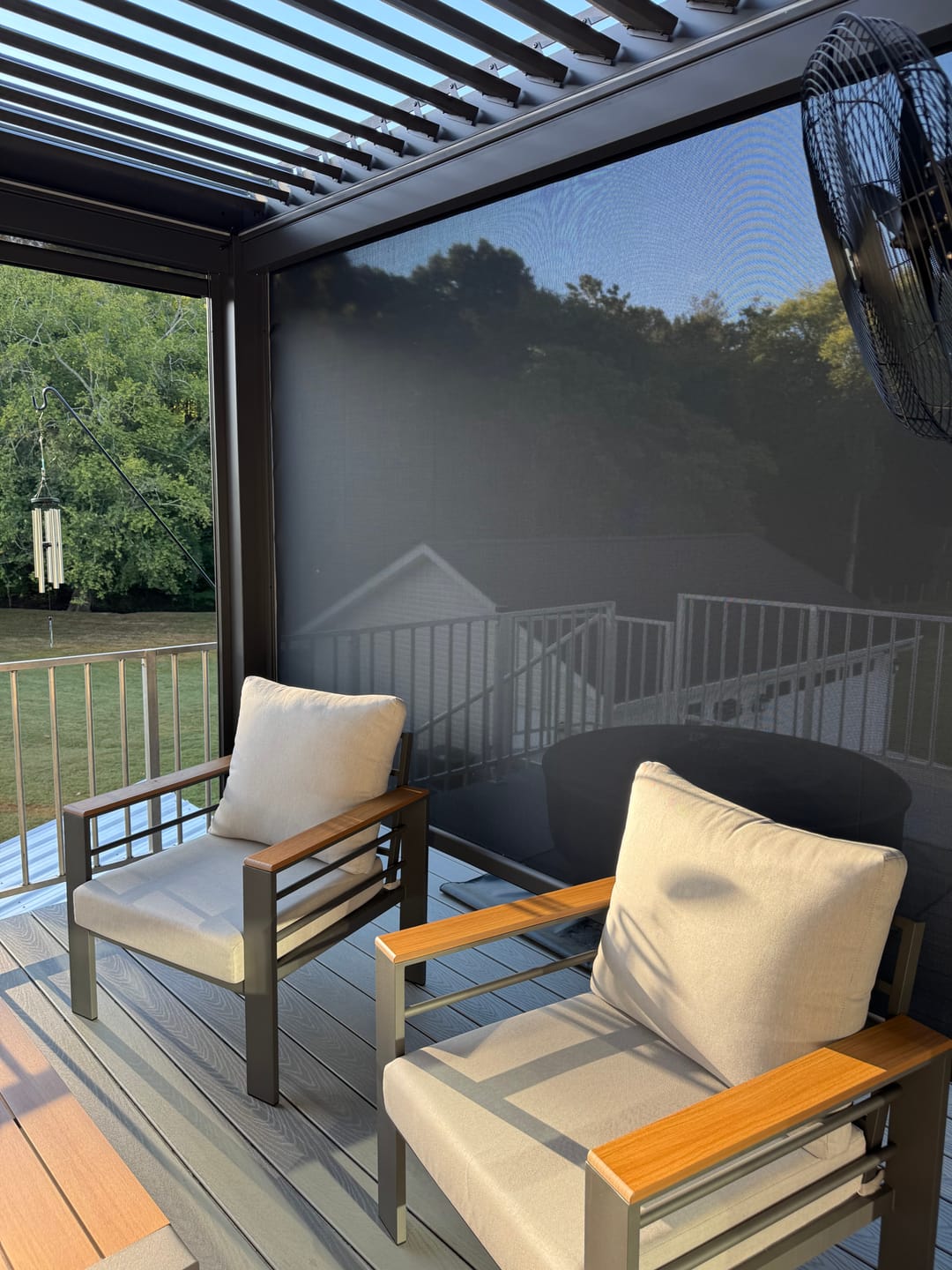 Customer photo review of Motorized Roller Shades