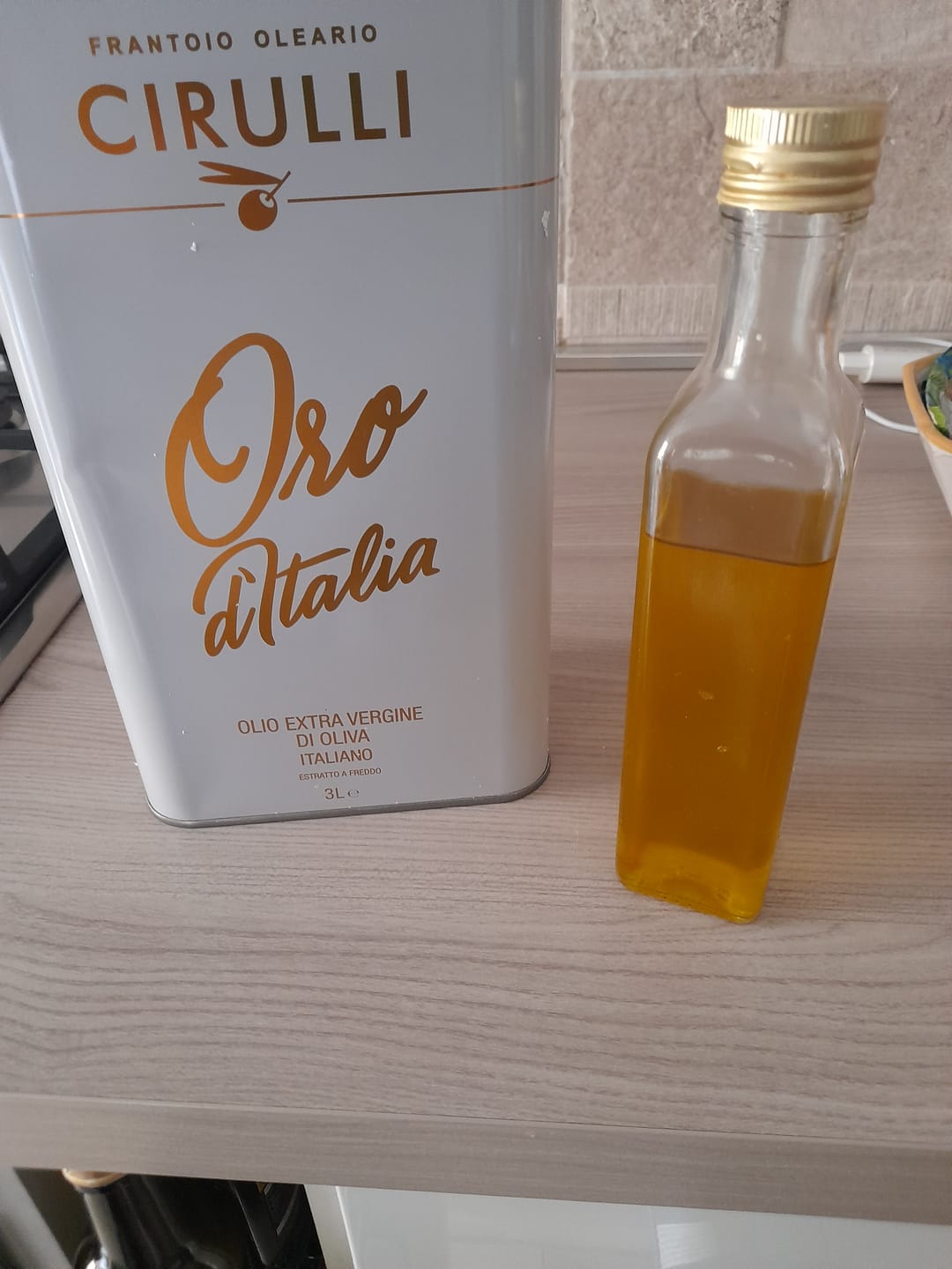 Customer photo review of 1 lattina di olio extravergine di oliva • 3 Litri