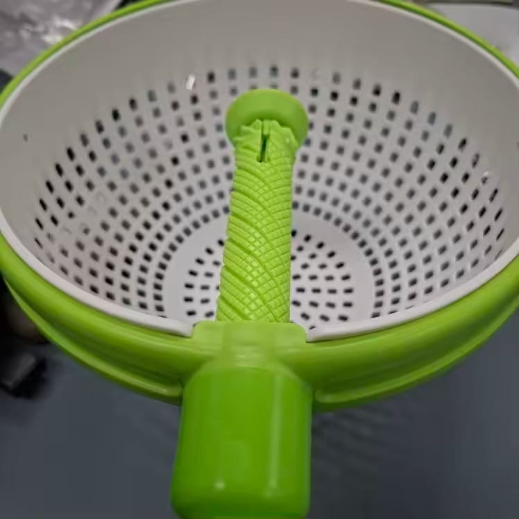 Customer photo review of SpinLeaf™ 2-in-1 Salad Spinner & Colander