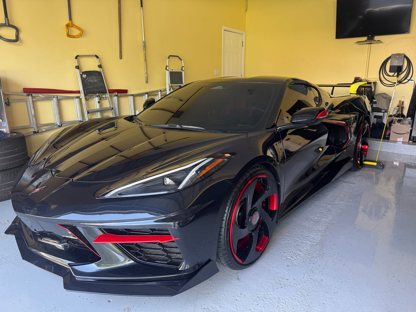 Customer photo review of Corvette C8 Front Splitter [5VM Package]
