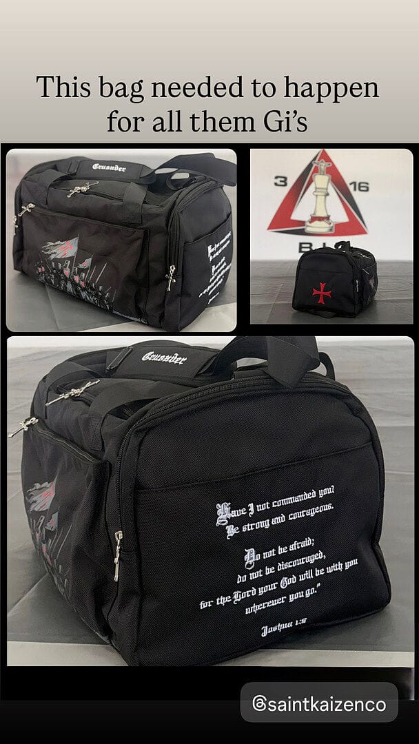 Customer photo review of Crusader Duffel Bag