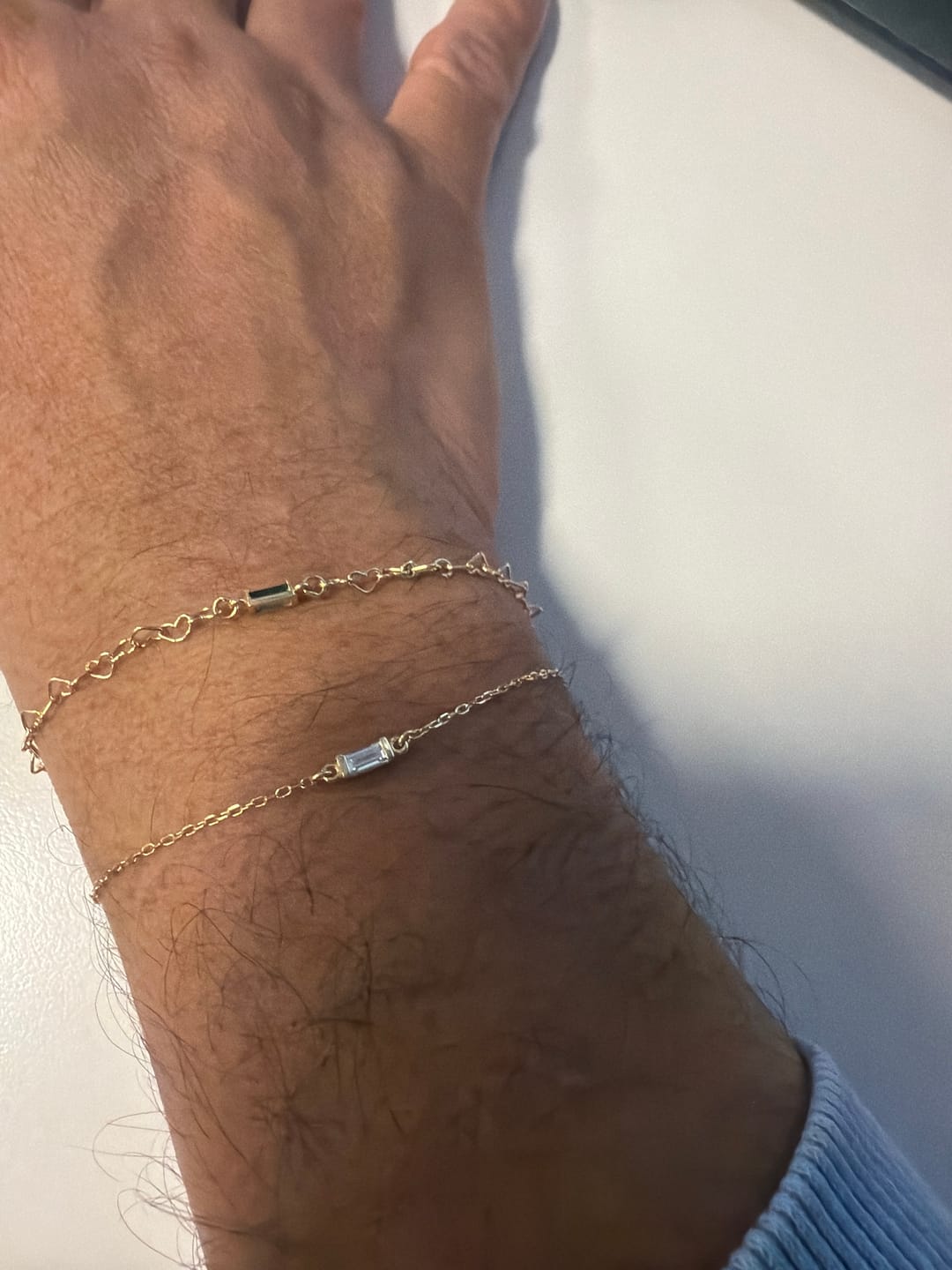 Customer photo review of BRACELETS | SOLID GOLD | PERMANENT JEWELRY