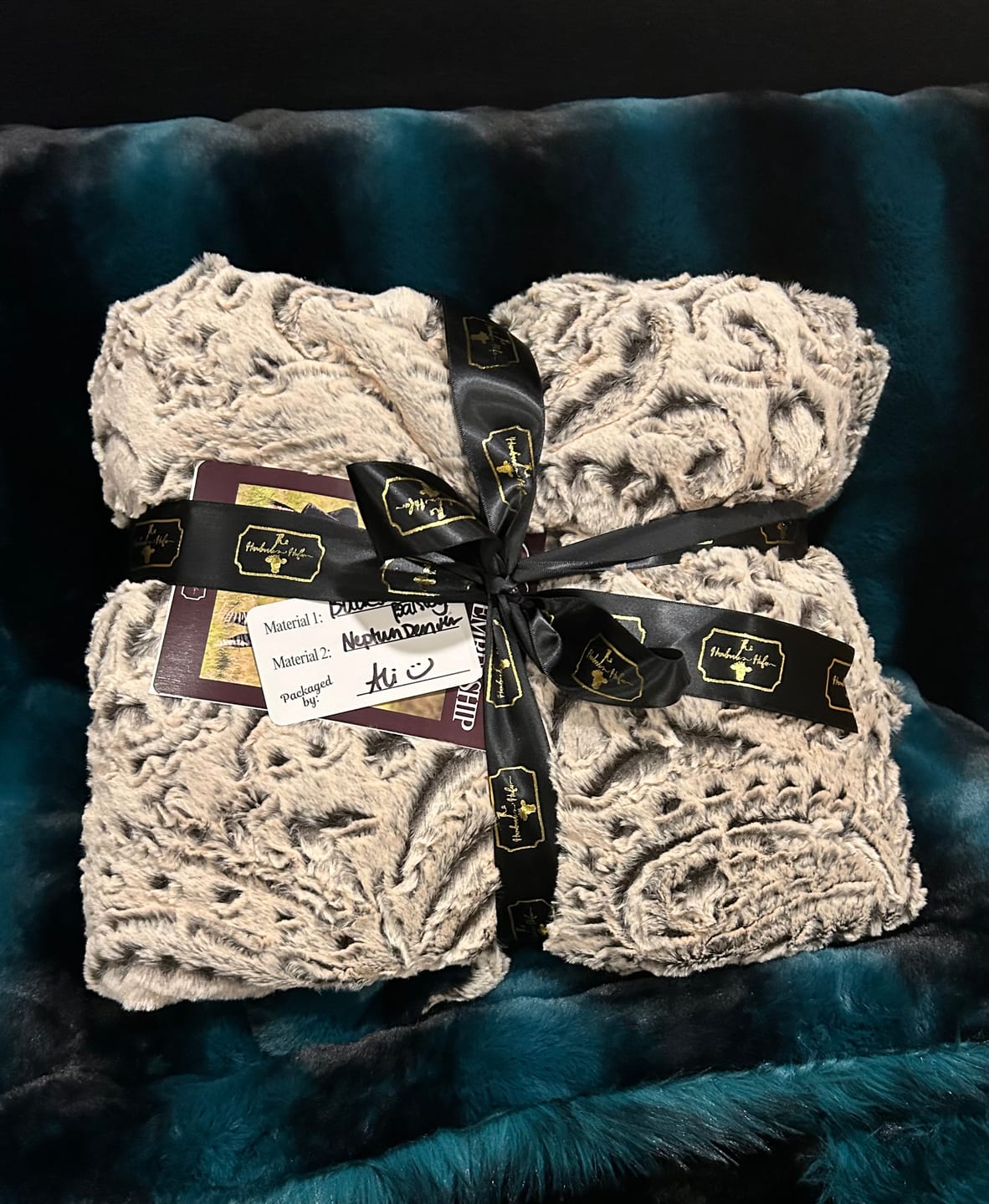 Customer photo review of Travel Size Blanket Subscription