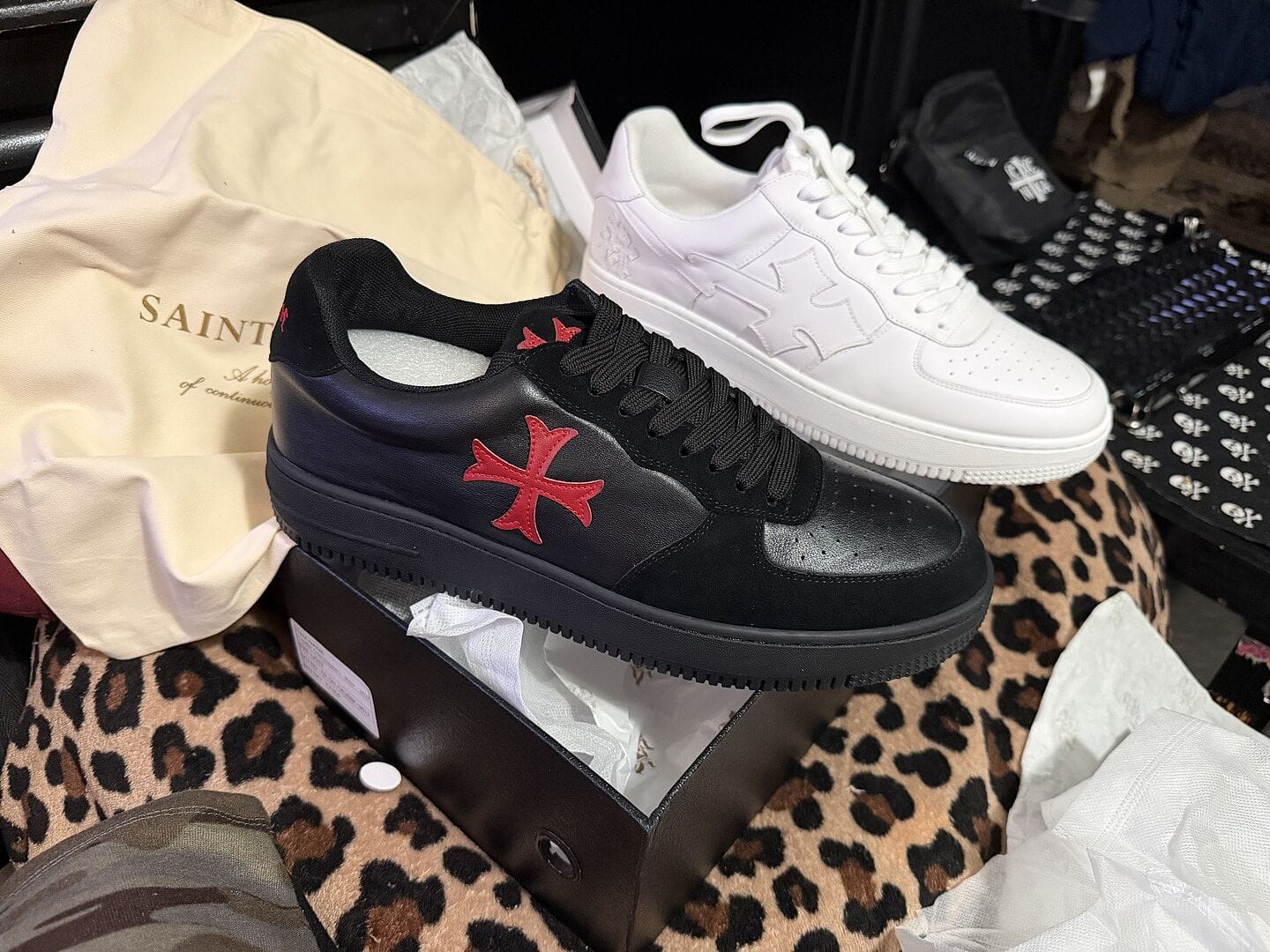 Customer photo review of Crusader Cross Sneakers