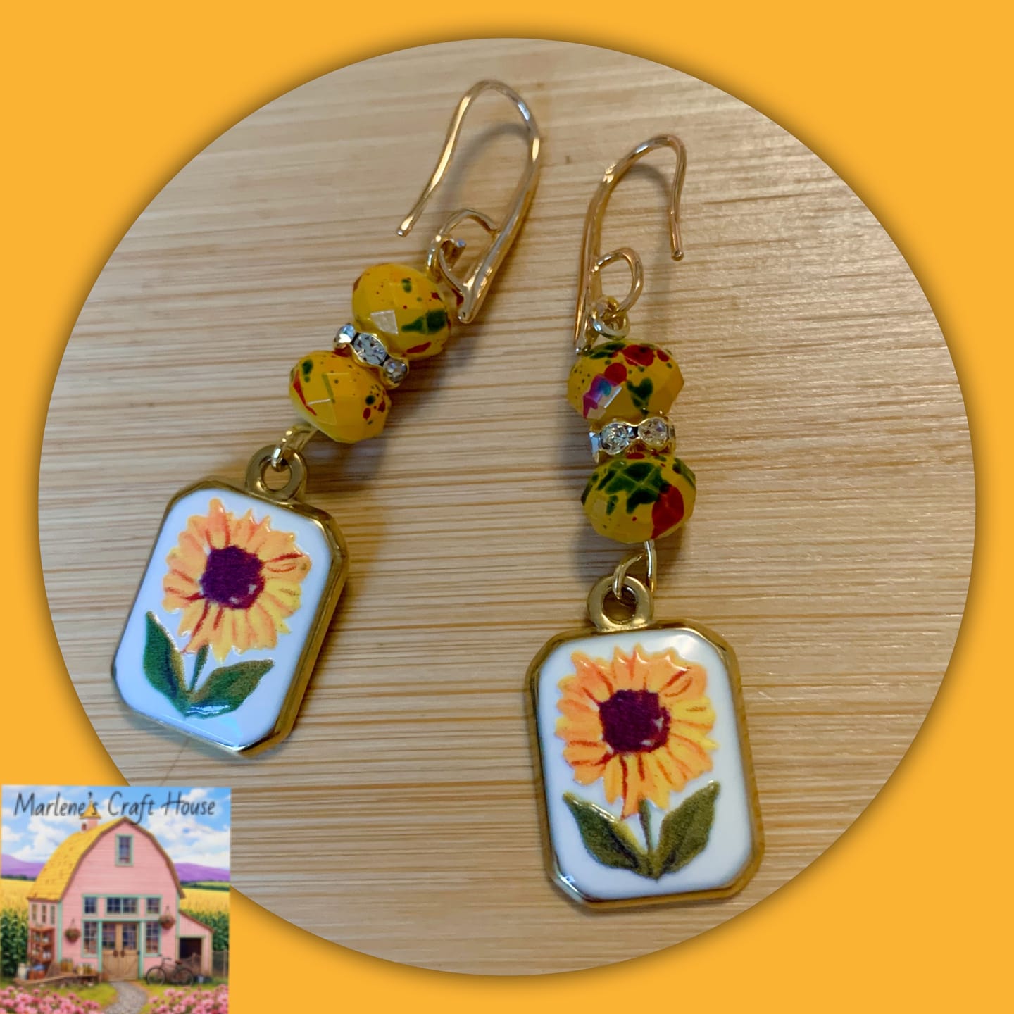 Customer photo review of Mini Bead Mix in Wild Sunflowers