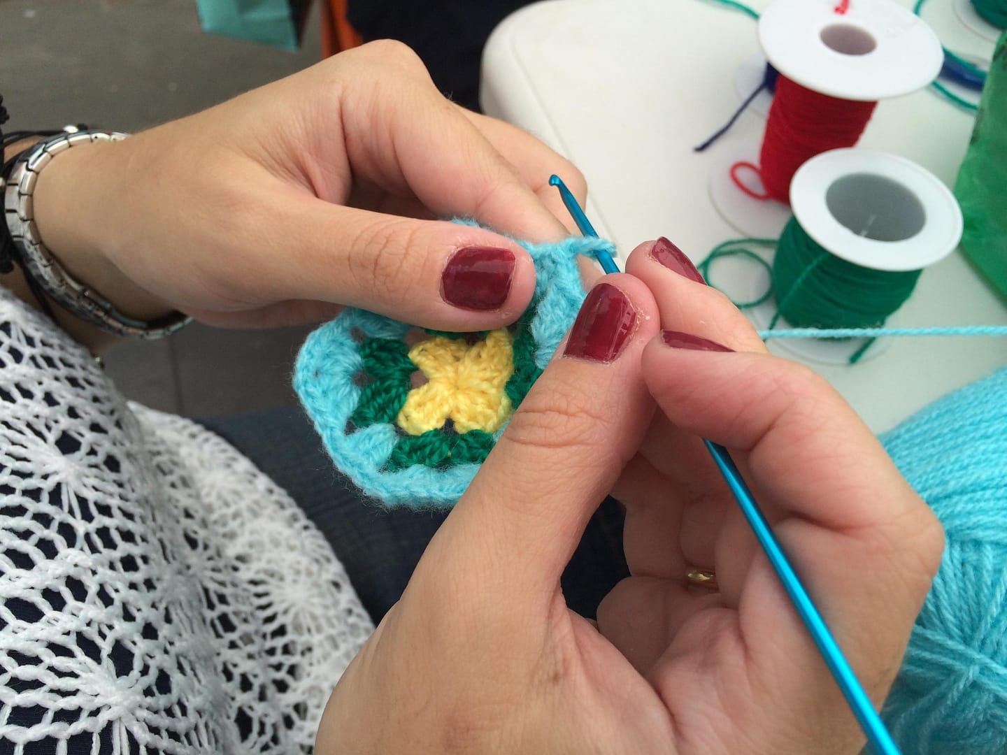 Customer photo review of Libro Mundo Crochet