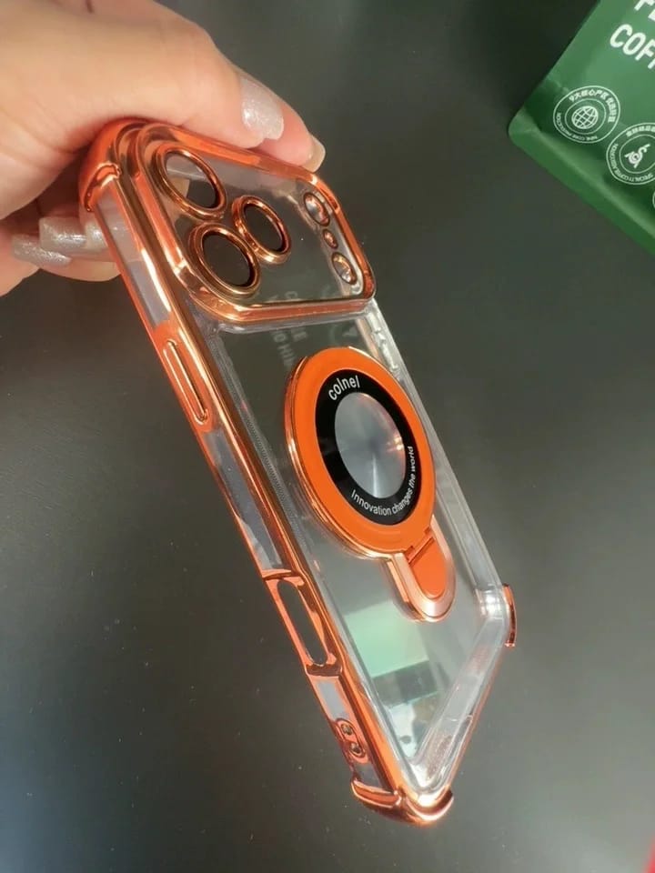 Customer photo review of Coque iPhone anti-chute à anneau invisible Airluma