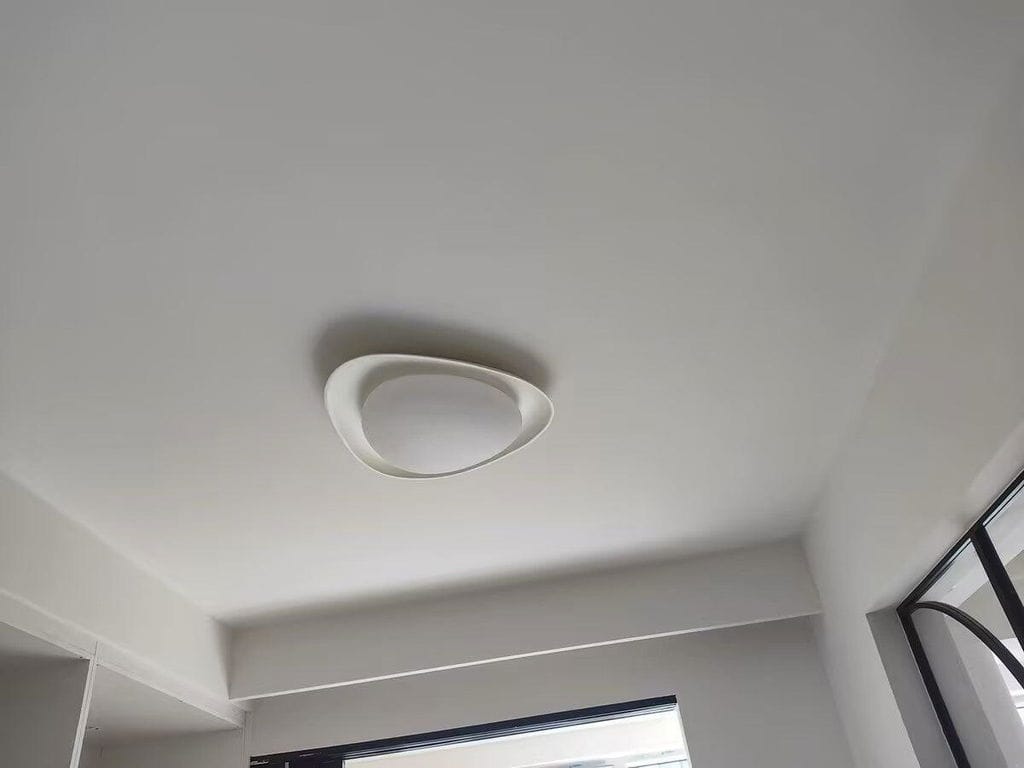 Customer photo review of Resin Disc Ceiling Light in Green or Beige, 36 cm or 46 cm