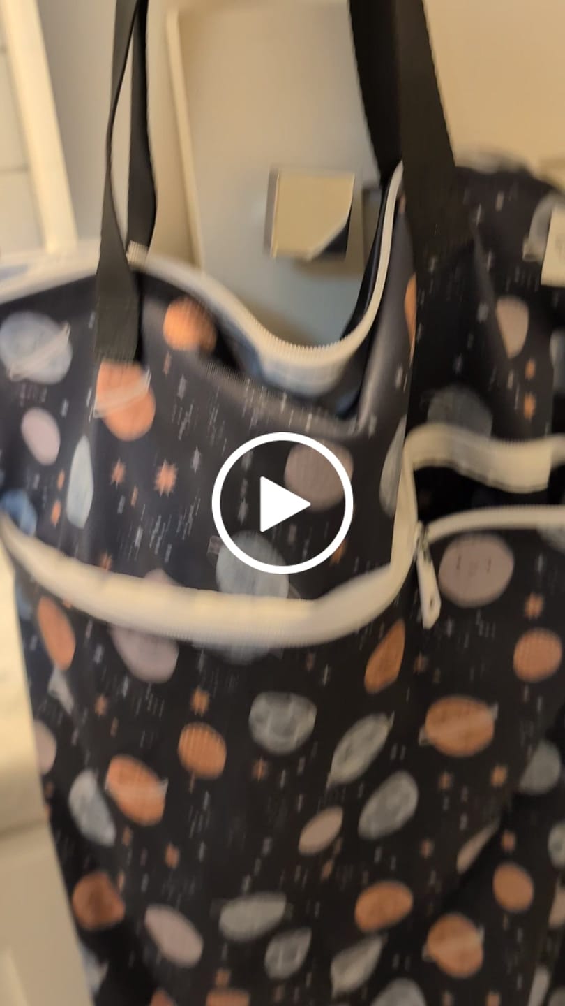 Customer video review of Large Hanging Wet Bags with Dual Pockets