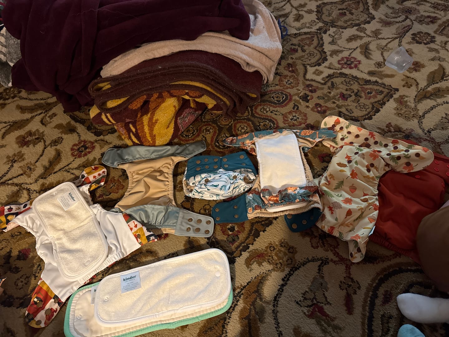 Customer photo review of Regular - Newborn Dual Fold - Premium Cloth Diaper Insert - Bamboo Viscose