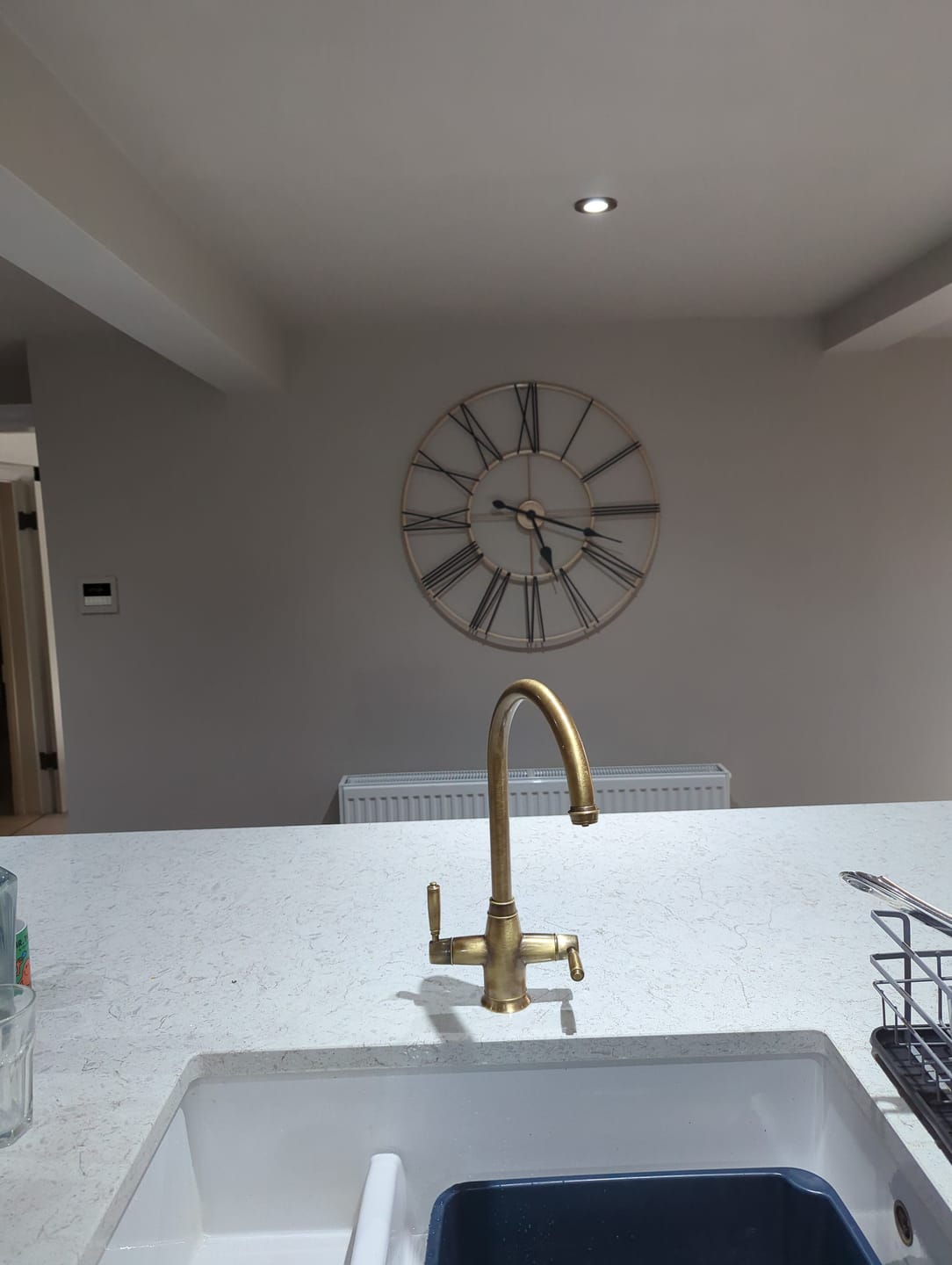 Customer photo review of Thomas Kent London. Summer House Copper Wall Clock Indoor/Outdoor