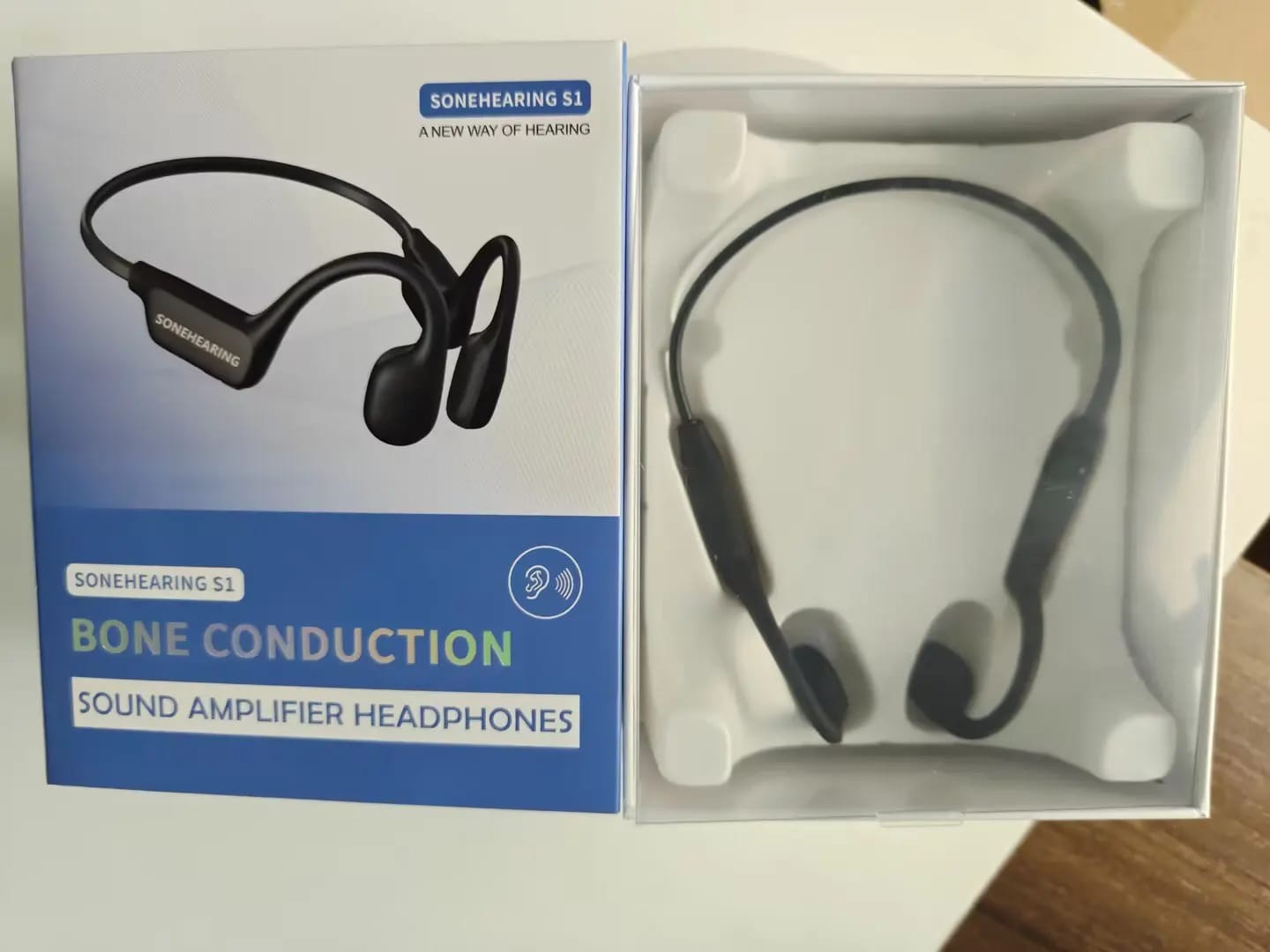 Customer photo review of 🔥 Hear Conversations More Clearly – Comfortable Bone-Conduction Hearing Support