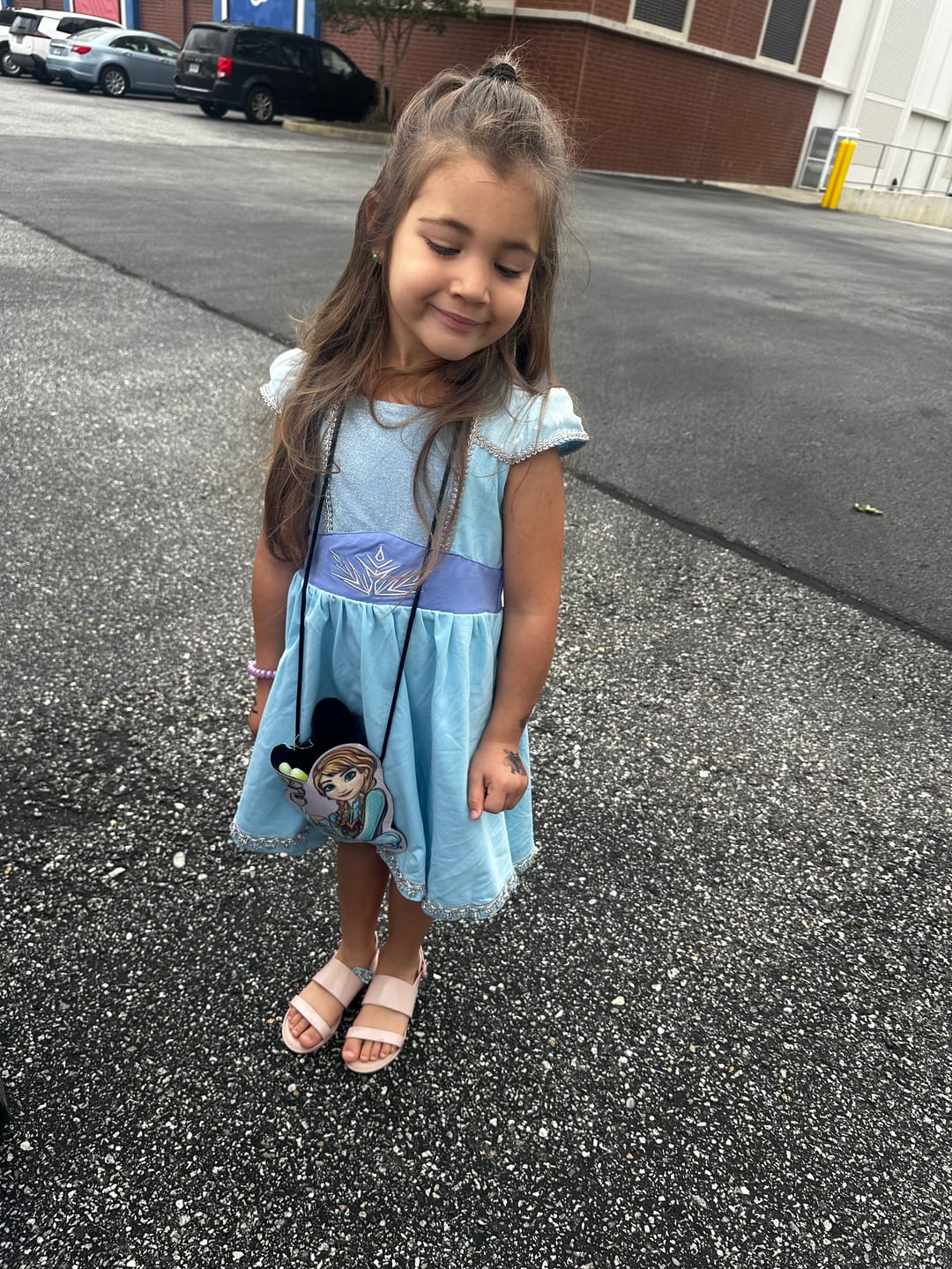 Customer photo review of Ice Queen Dress and Cape Set Style B