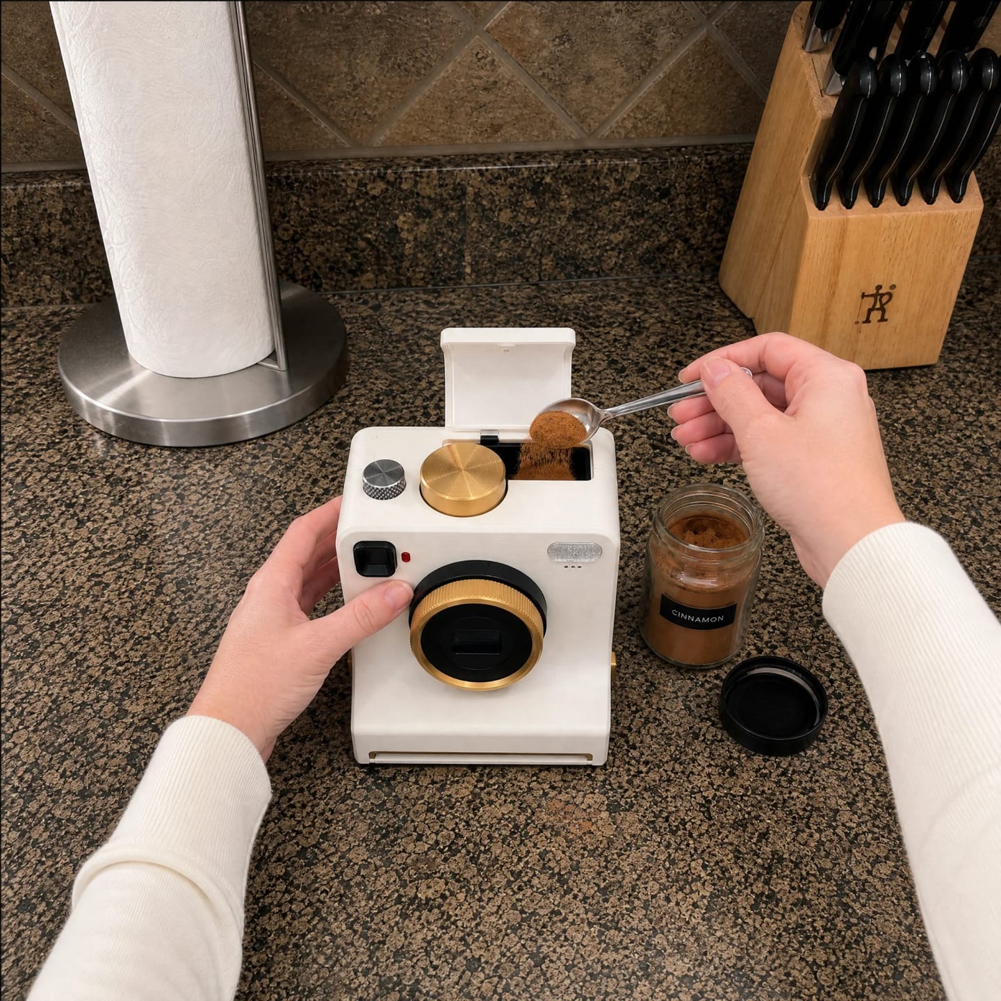 Customer photo review of Elyova™ 3D CoffeeClick