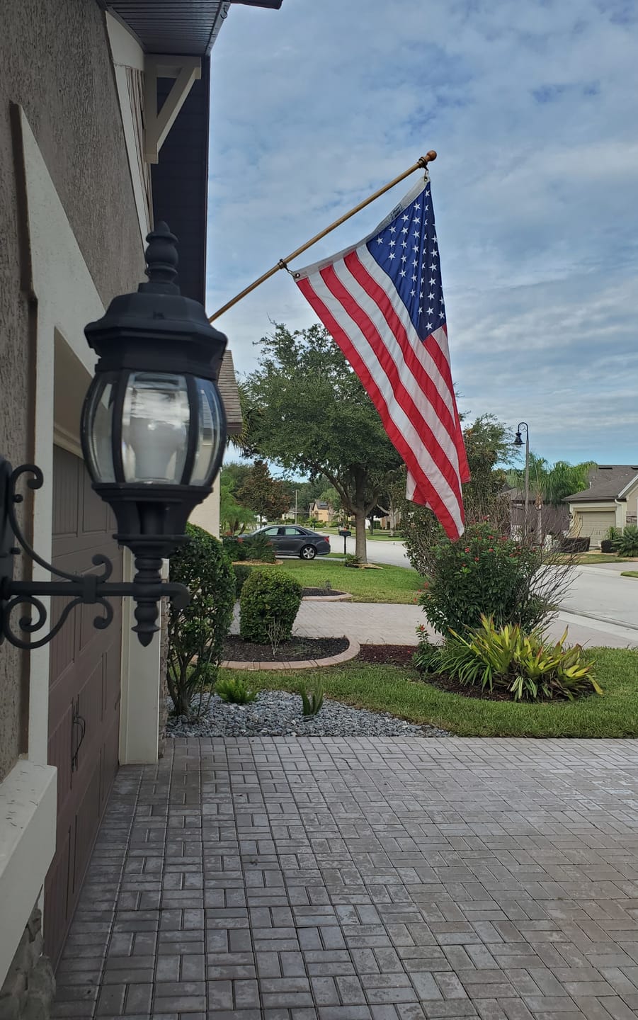Customer photo review of 3' x 5' American Flag Set