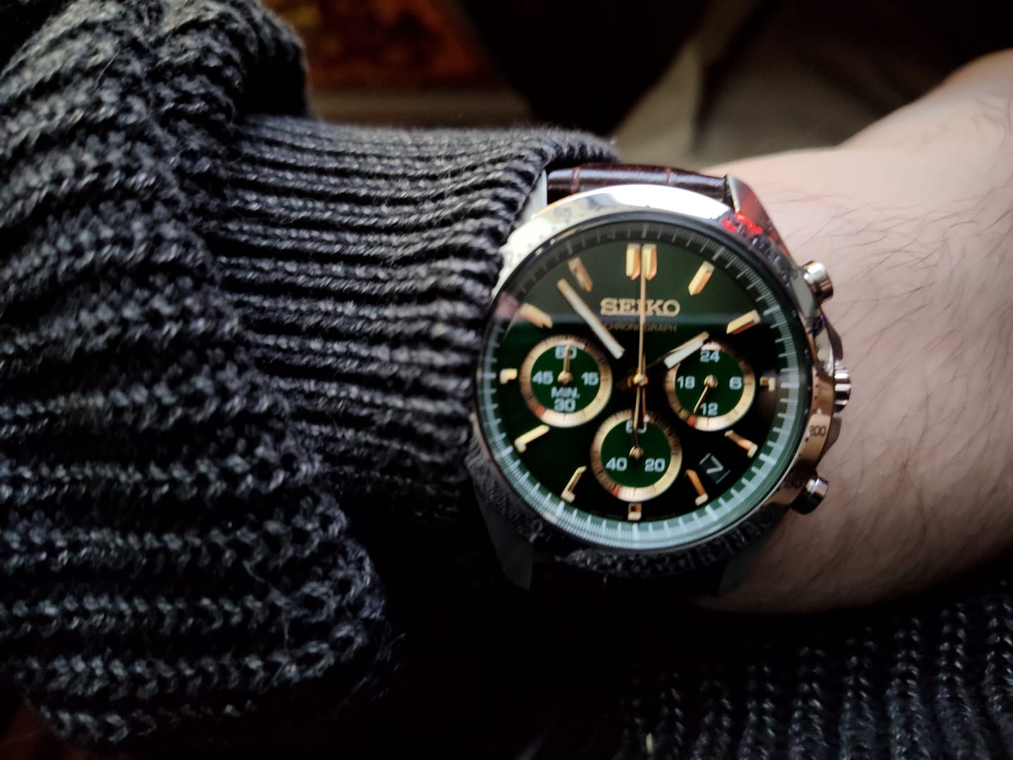 Customer photo review of Reloj Seiko Spirit SBTR017 Chronograph Quartz 42,2mm JDM
