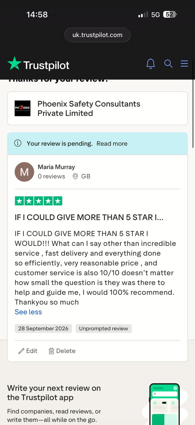 Customer photo review of Cosmetic Product Safety Reports (CPSR) for Beauty Products with Variations