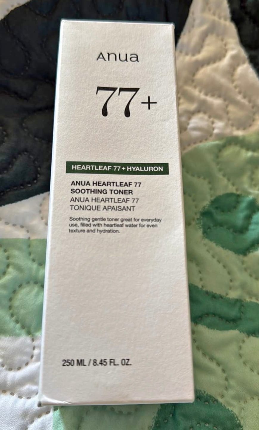 Customer photo review of Anua Heartleaf 77 Soothing Toner 8.45 fl. oz.(250ml)