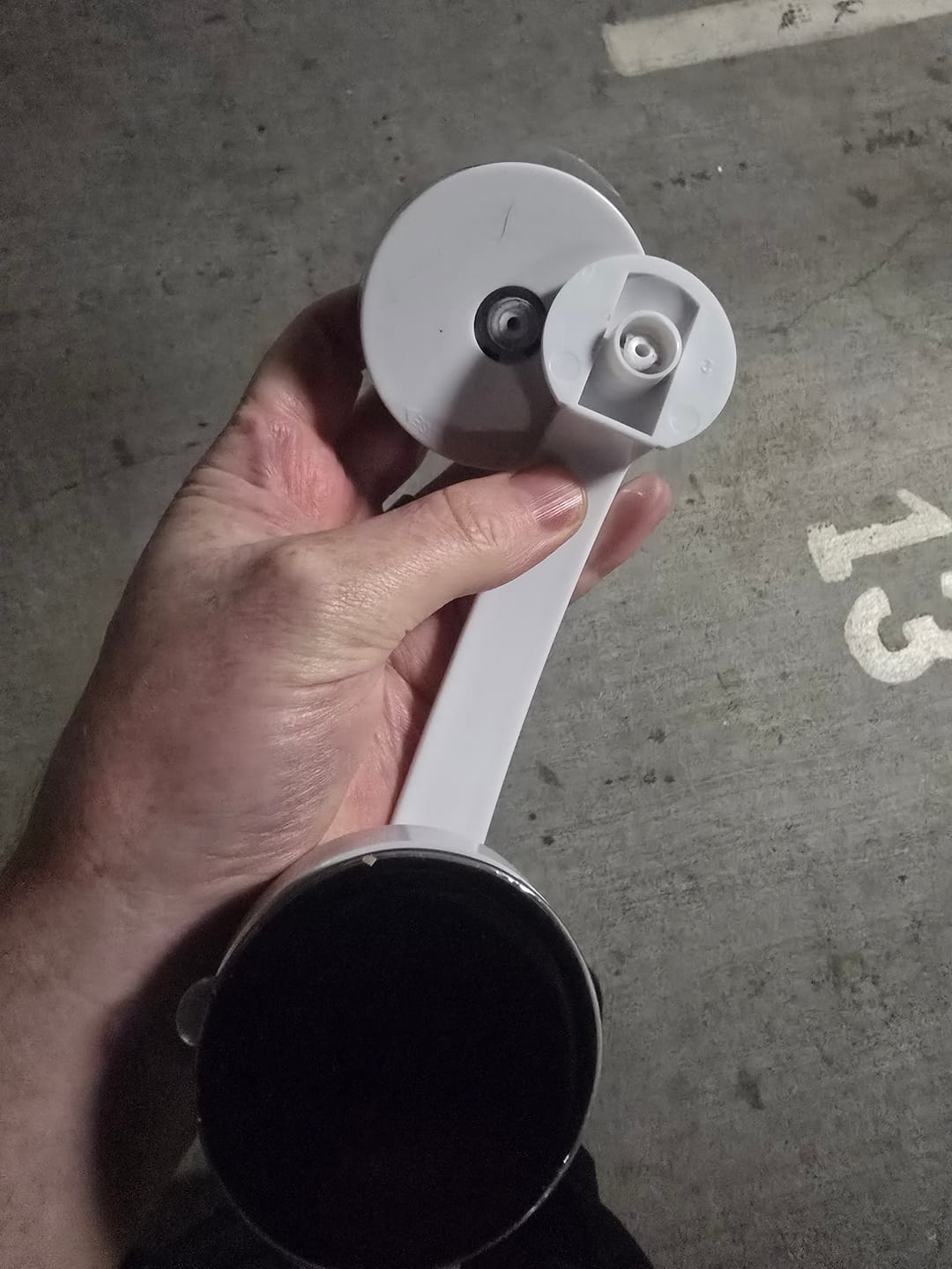 Customer photo review of Suction Cup Car Roof Safety Handle For Model 3/Y/3 Highland/Y Juniper