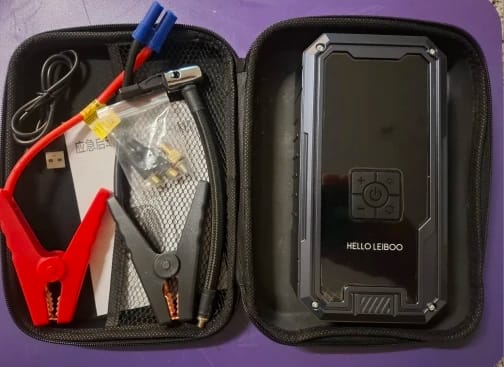 Customer photo review of [Top Rated] Momi's All-in-One Jump Starter - 4 IN 1