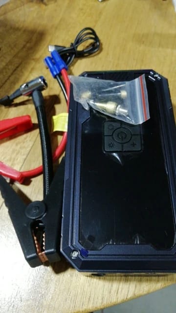 Customer photo review of [Top Rated] Momi's All-in-One Jump Starter - 4 IN 1