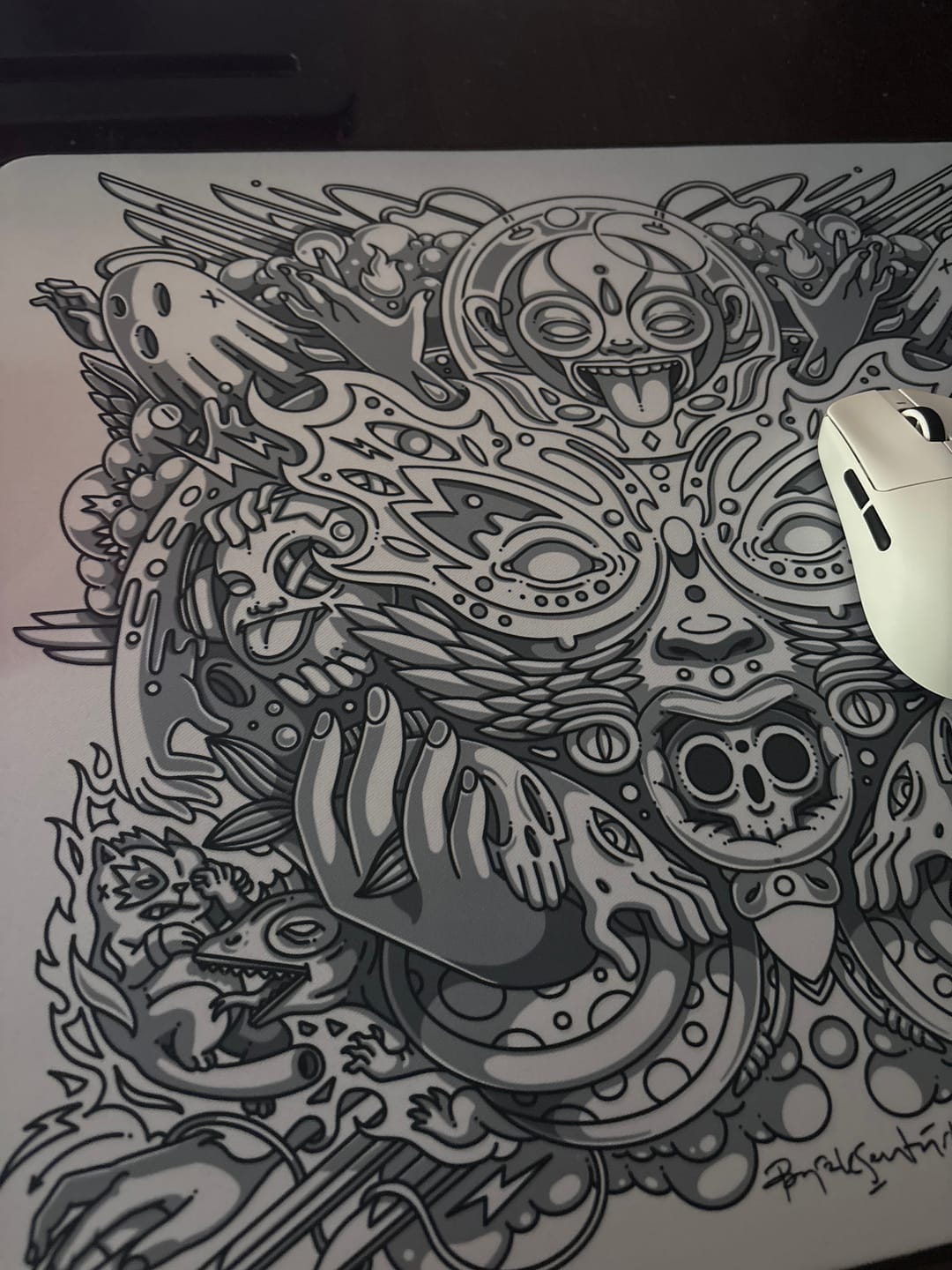 Customer photo review of Wraith Spirit of Aim Mousepad