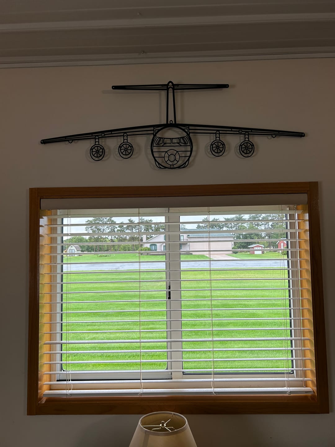 Customer photo review of BAe 146 Silhouette Metal Wall Art