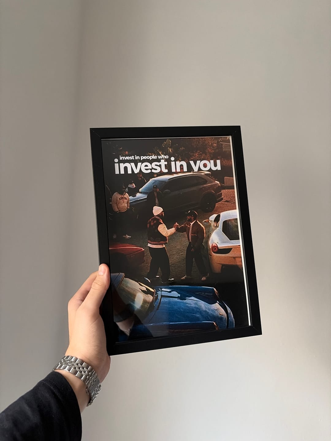 Customer photo review of invest in people who invest in you