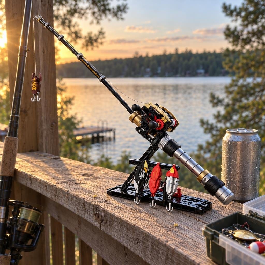 Customer photo review of Fishing Rod Building Block set