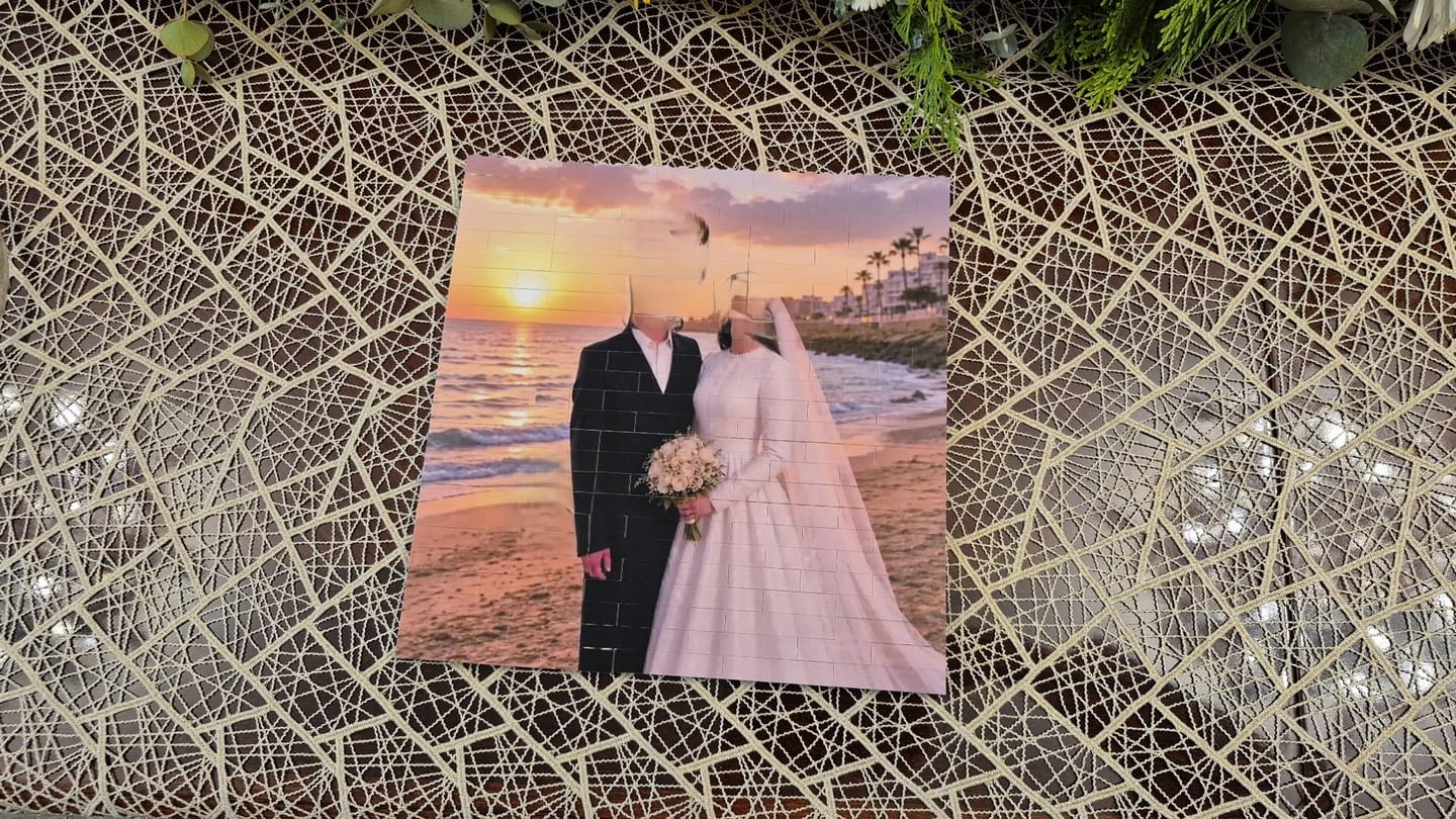 Customer photo review of פאזל לגו בהתאמה אישית
