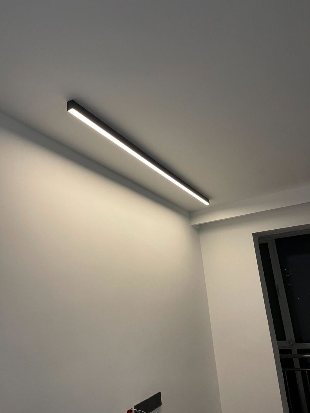 Customer photo review of Aluminium Flush Mount Ceiling Light, Slim Profile, 60 to 120 cm