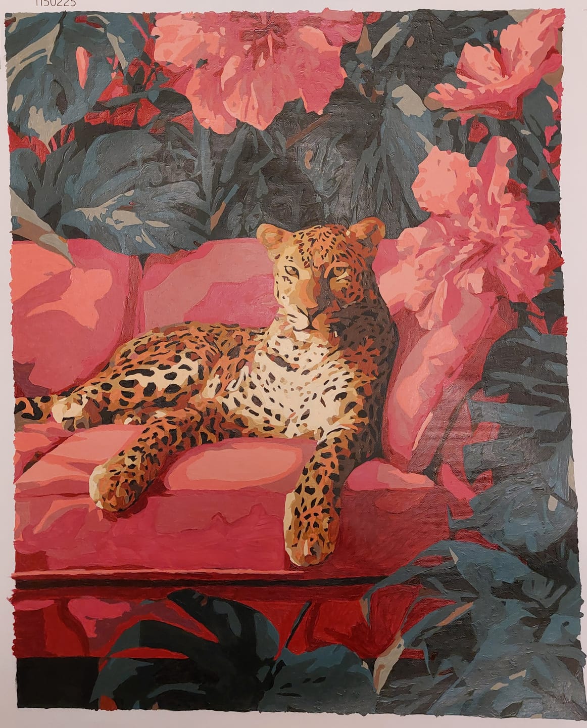 Customer photo review of Wild elegance | Paint by Number