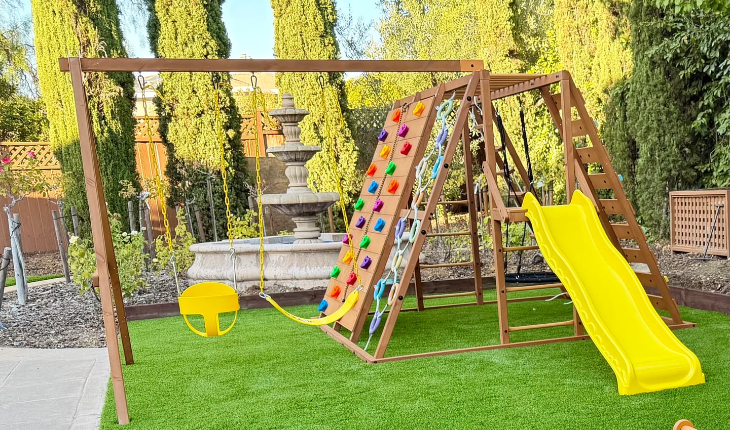 Customer photo review of Baby Swing For Sycamore Swing Set