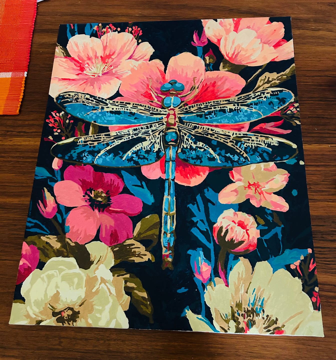 Customer photo review of Precious Dragonfly | Paint by Number