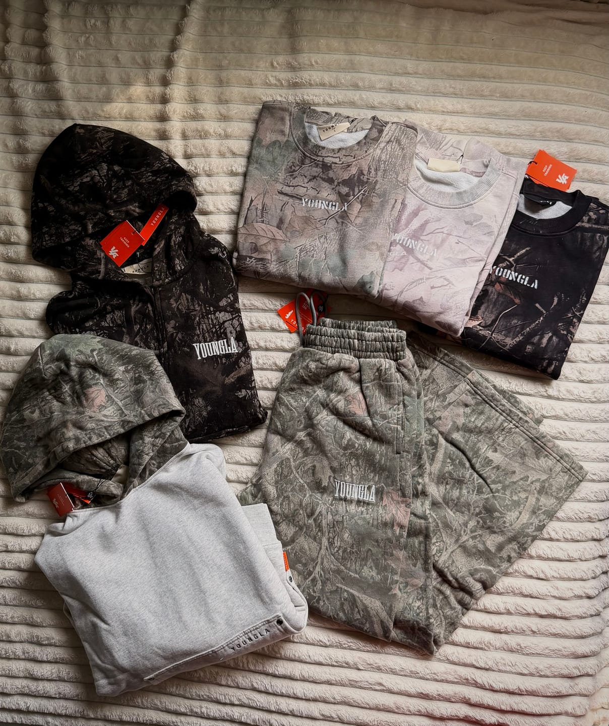 Customer photo review of 5206 - Tree Camo Collection - Crewnecks