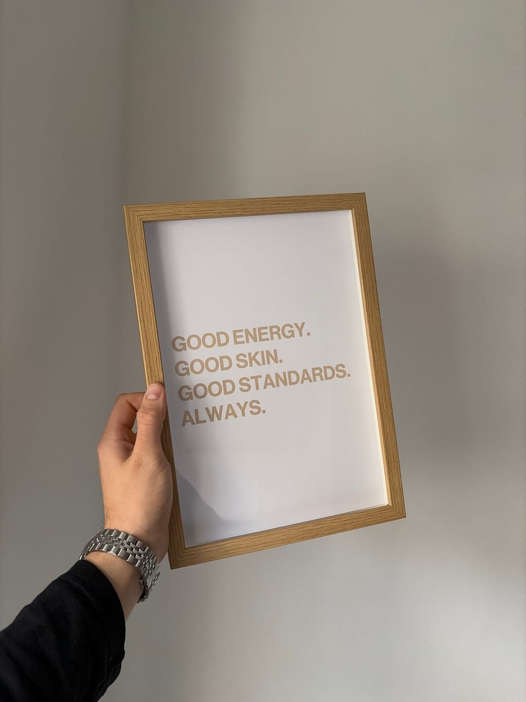 Customer photo review of GOOD ENERGY. GOOD SKIN. GOOD STANDARDS. ALWAYS