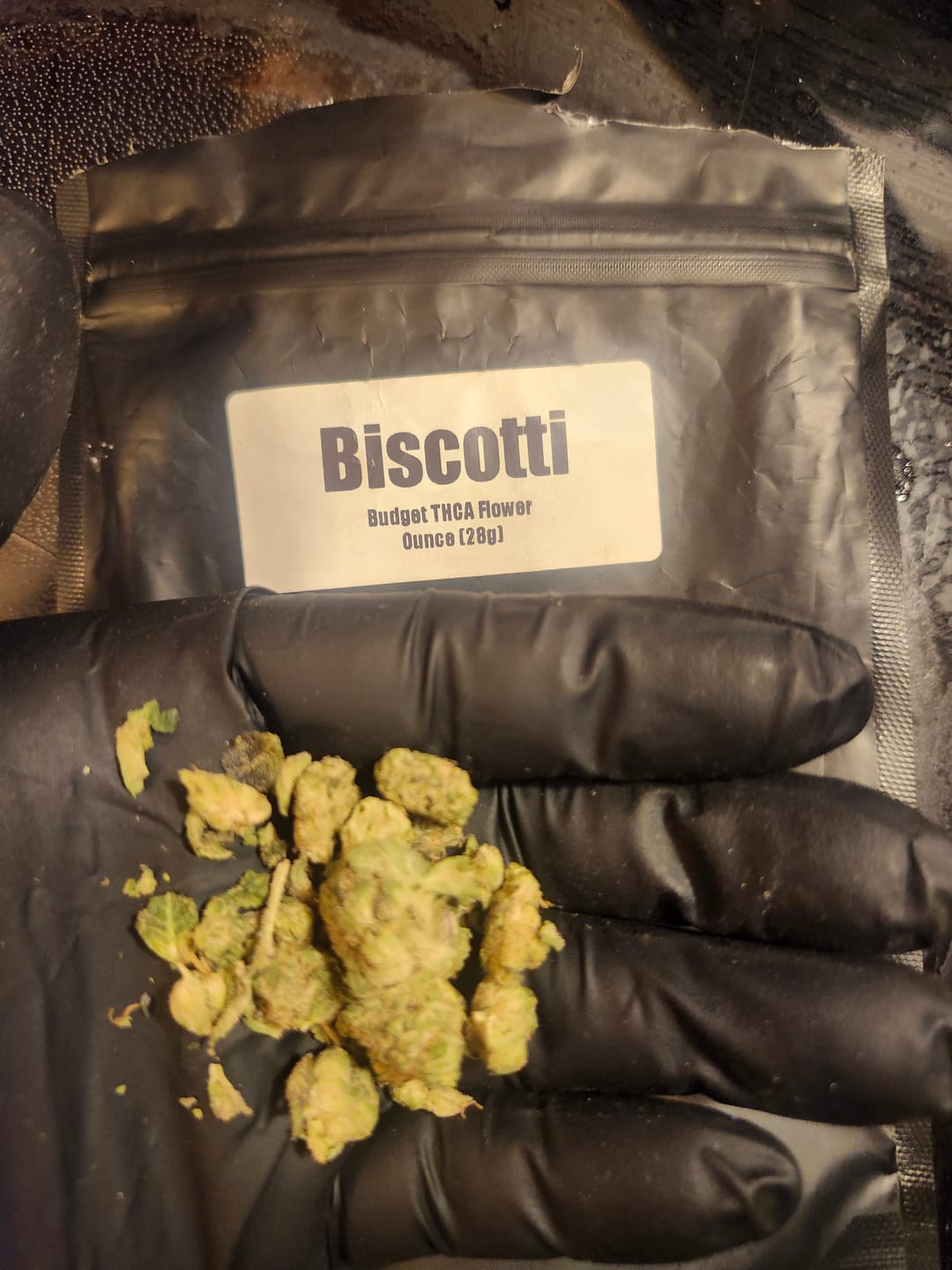 Customer photo review of Biscotti THCA Flower (Budget)
