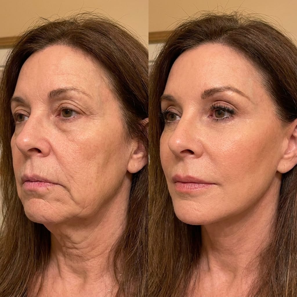 Customer photo review of 5-Minute Sculpting PDRN Cream