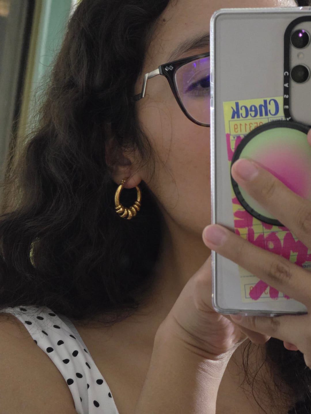 Customer photo review of Aretes Corin