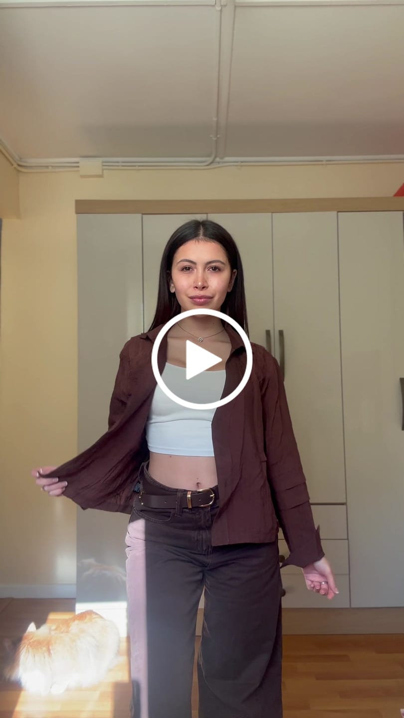 Customer video review of BLUSA ALLIRA chocolate