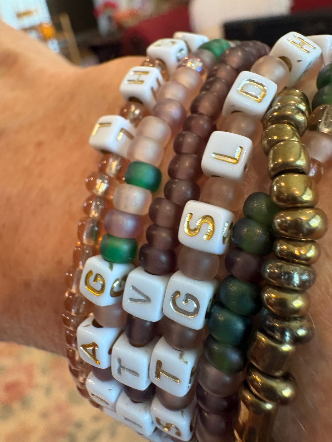 Customer photo review of Cast all your anxiety on Him because He cares for you VERSELET®