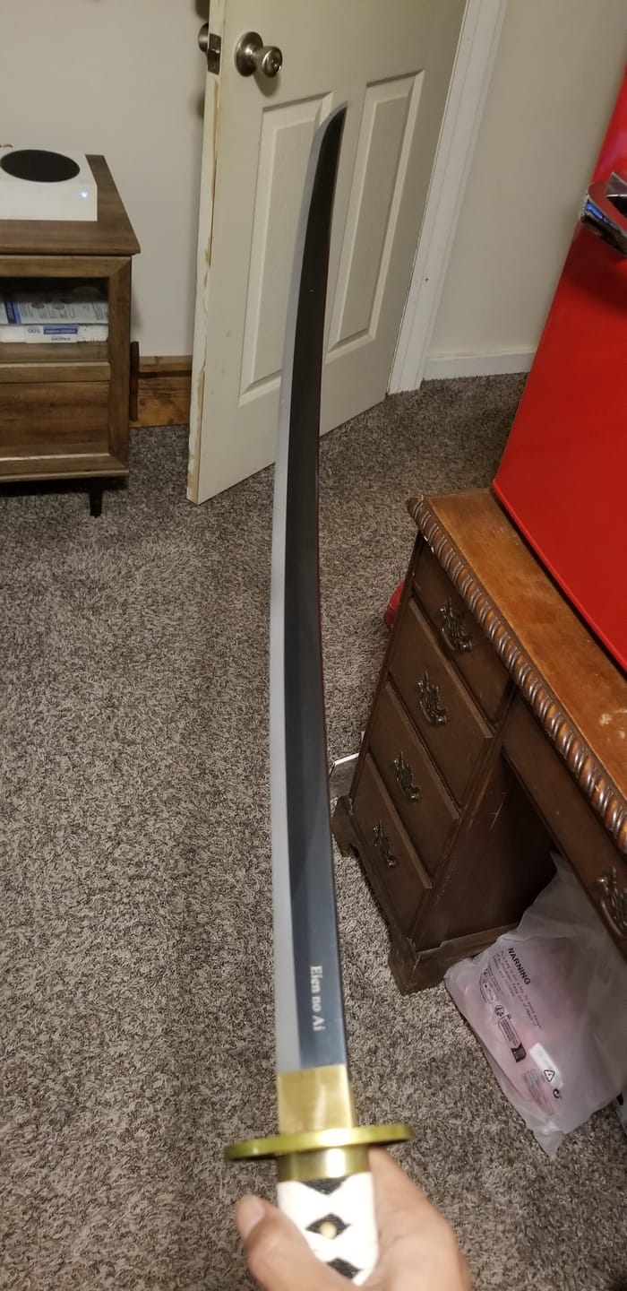 Customer photo review of Wado Ichimonji Katana