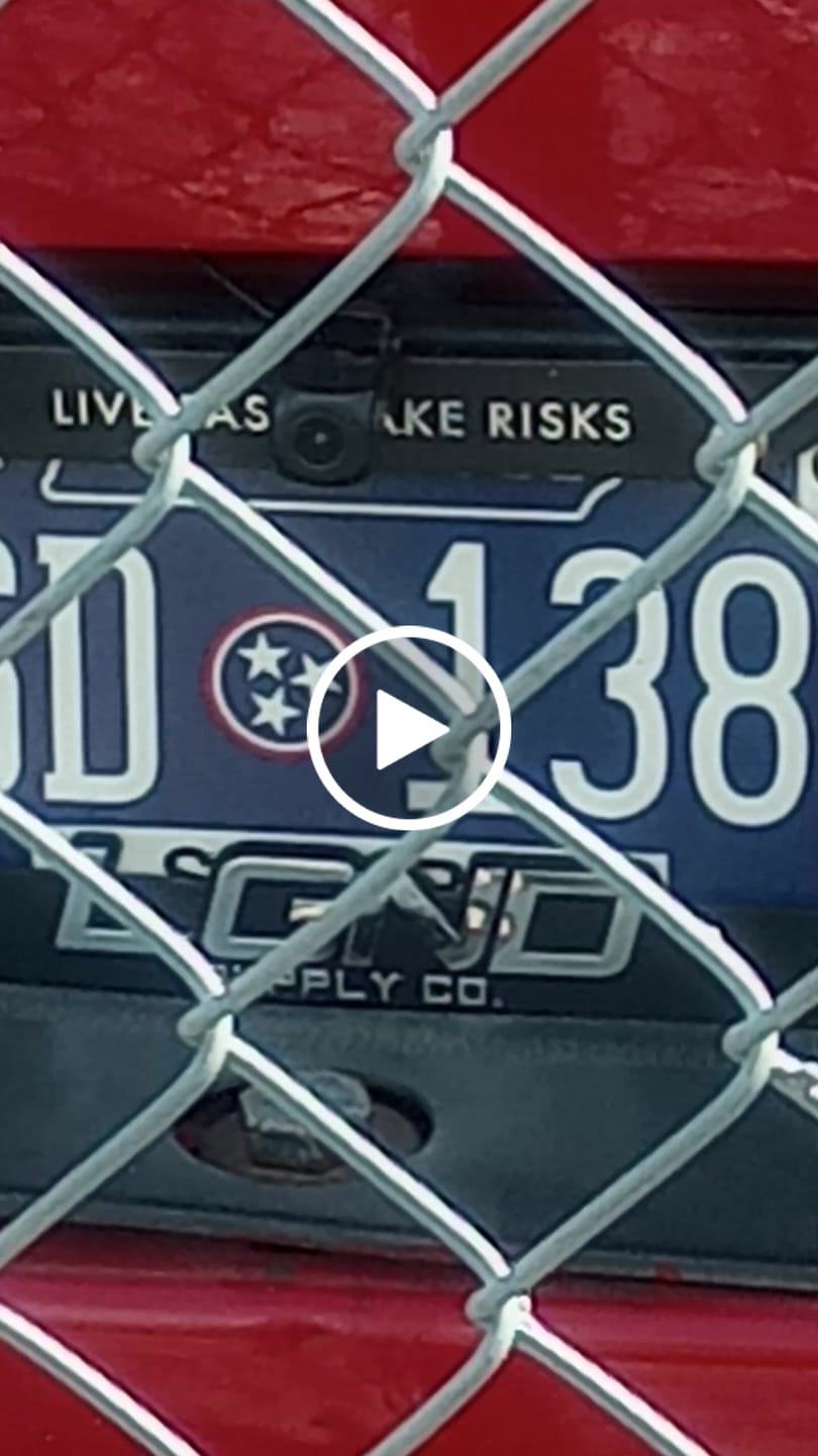 Customer video review of License Plate Cover