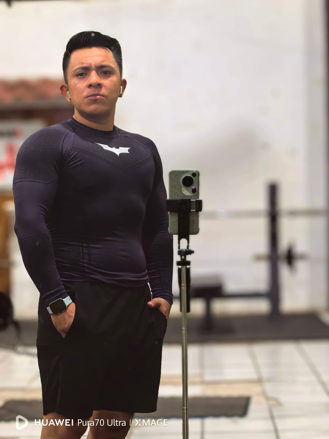 Customer photo review of 8004 - Batman Compression Longsleeves - Purple Limited Edition - APP ONLY