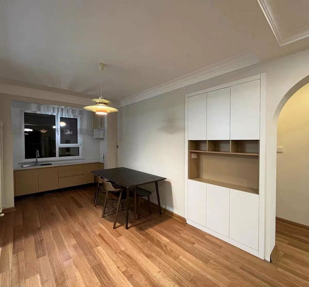 Customer photo review of Pendant Light, Metal Shades on Walnut Rings, 35 cm