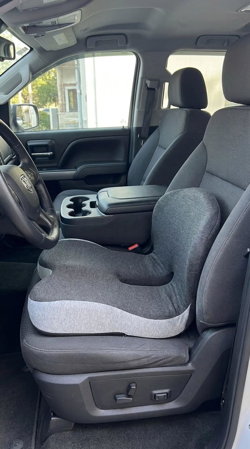 Customer photo review of Coussin orthopédique ergonomique – Améliorez votre confort d’assise
