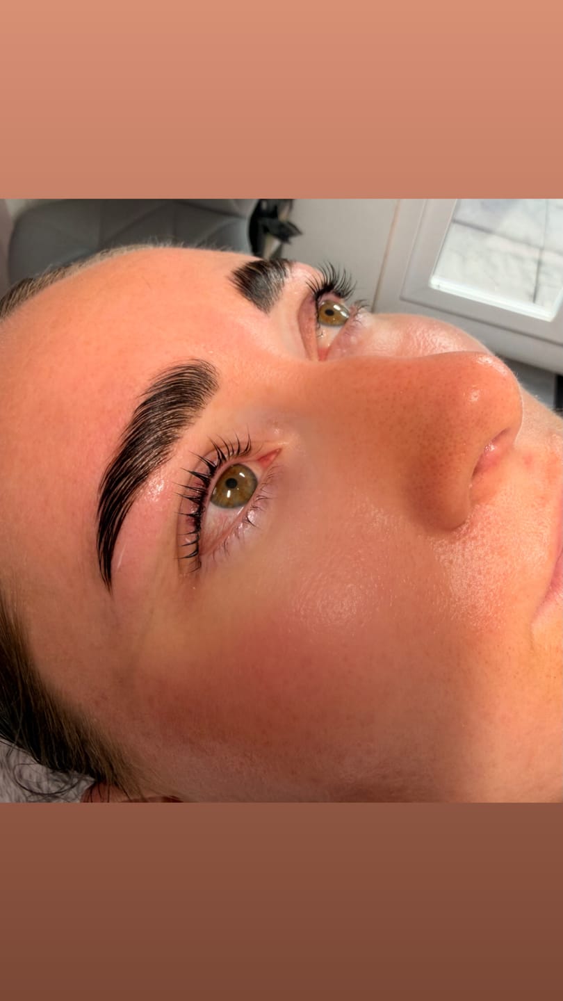 Customer photo review of Cysteamine Brow & Lash Lamination Kit - Step 1 - 15ml