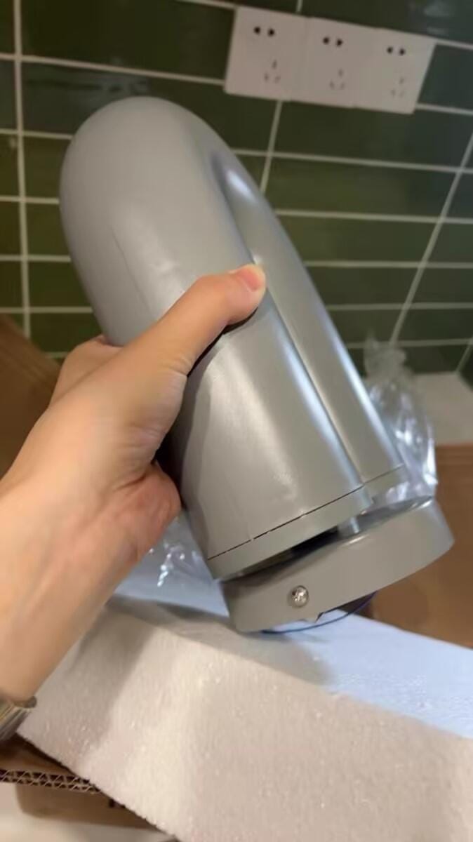 Customer photo review of Swivel U-Shape Wall Light, Terracotta or Black, Integrated LED